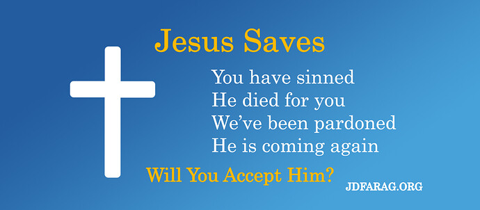 Facebook Banner - Jesus Saves