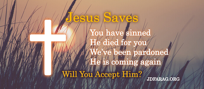 Facebook Banner - Jesus Saves Grass