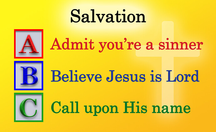Business Card - Salvation Simple Blank (Digital)
