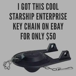 Starship keychain.