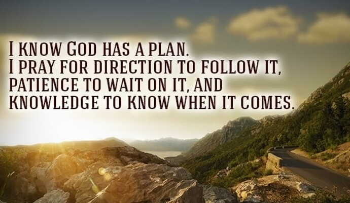god has a plan