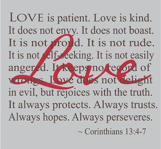 jesus LOVE IS verses