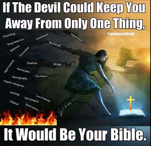 devil keep you bible