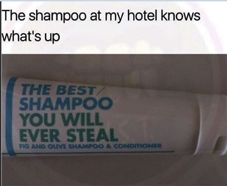 shampoo steal