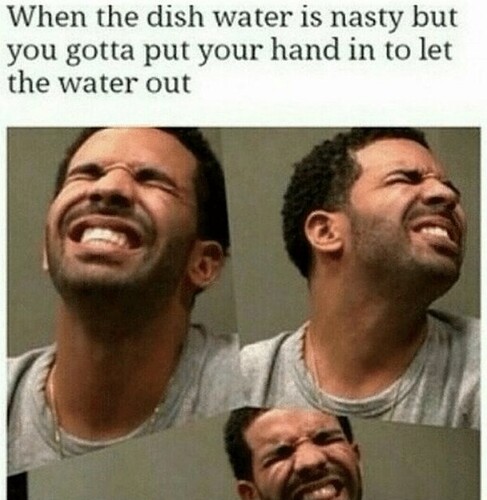 dish water