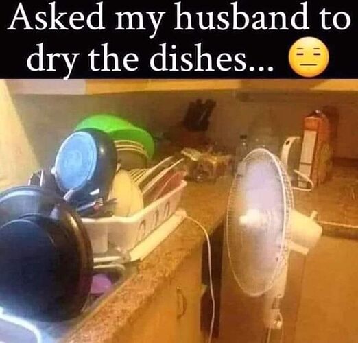 dry dishes