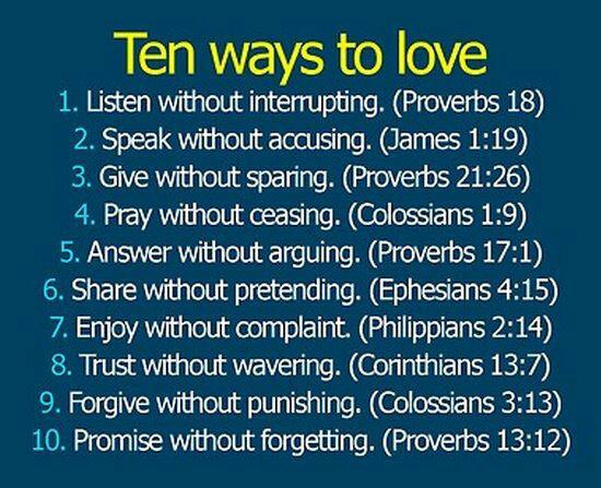 judy 10 ways to love