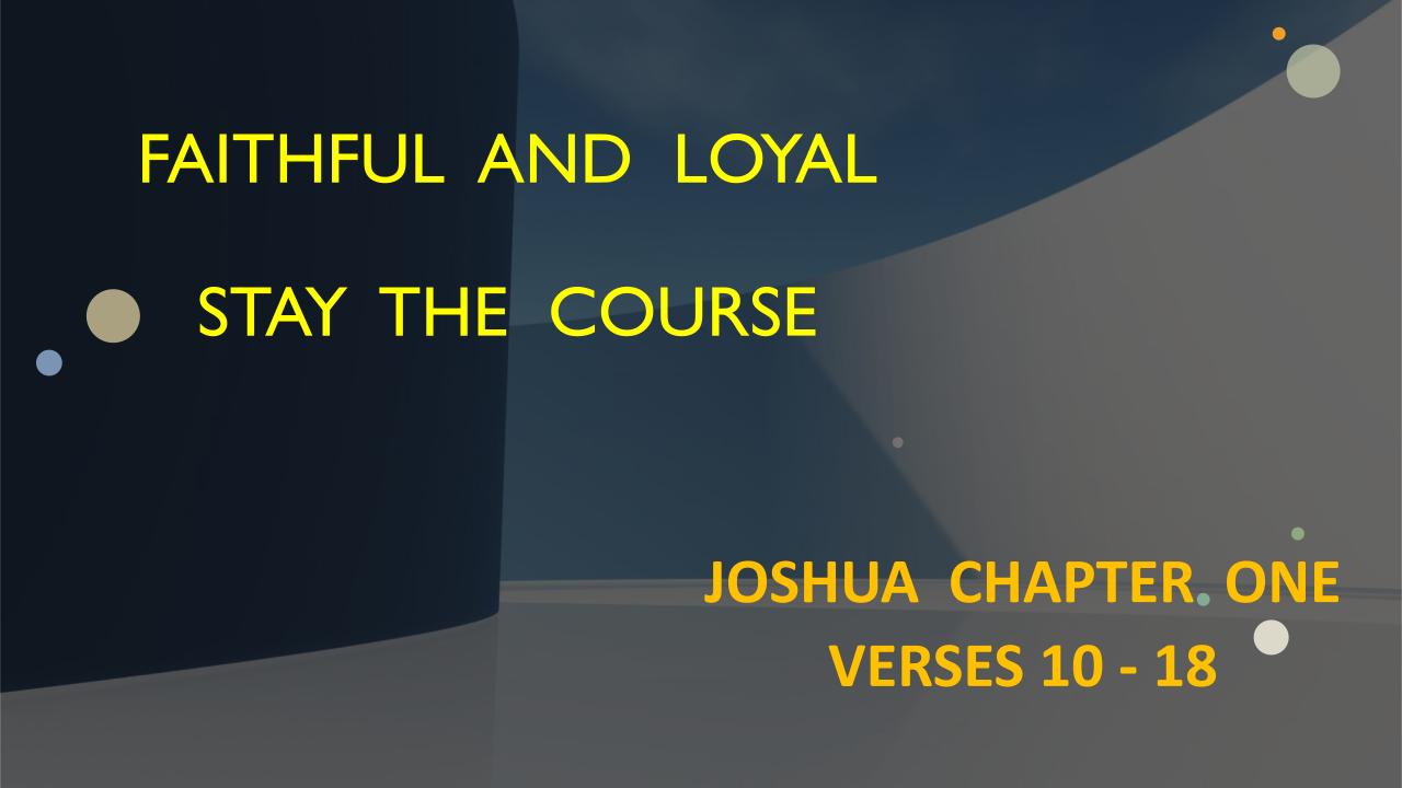 Joshua 1-10-18